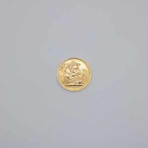 Libra de ouro 22k da Rainha Elizabeth II do ano 1967.
